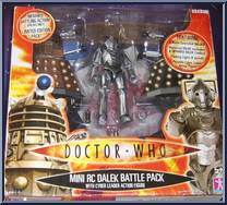 Mini RC Dalek Battle Pack (with Cyber Leader) from Doctor Who - Box Sets manufactured by Character Options [Front]