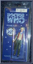 Seventh Doctor from Doctor Who - 1996 - Blue Skinny Cards manufactured by Dapol [Front]