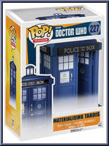 Materialising TARDIS from Doctor Who - Pop! Vinyl Figures manufactured by Funko [Front]