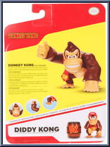 Donkey Kong (with Bananas) from Donkey Kong - Basic Series manufactured by Jakks Pacific [Back]
