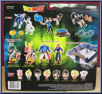 Gohan vs. Raditz from Dragon Ball GT - Legendary Battles manufactured by Jakks Pacific [Back]