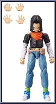 Android 17 from Dragon Ball Super - Dragon Stars - Series 10 manufactured by Bandai [Loose]