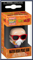 Master Roshi (Peace Sign) from Dragon Ball Z - Pop! Keychains manufactured by Funko [Front]