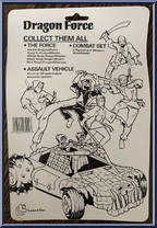 Black Ninja from Dragon Force DragonMaster - Ninja manufactured by Lanard Toys [Back]