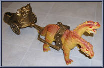 Battle Beast and Chariot from Dragons, Knights & Daggers - Basic Series manufactured by Imperial [Loose]