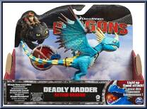 Deadly Nadder from Dragons - Action Dragons manufactured by Spinmaster [Front]
