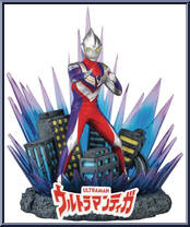 Tiga from D-Stage - Ultraman manufactured by Beast Kingdom [Loose]