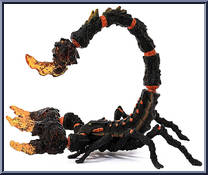 Lava Scorpion from Eldrador - Creatures manufactured by Schleich [Loose]