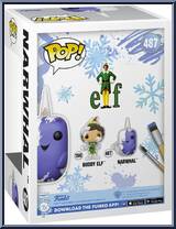 Narwhal (D.I.Y.) from Elf - Pop! Vinyl Figures manufactured by Funko [Back]