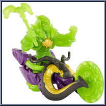 Skeletor & Painthor Cycle from Eternia Minis - Vehicles manufactured by Mattel [Loose]