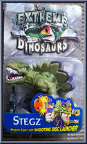 Stegz (Weapons Expert) from Extreme Dinosaurs - Series 1 manufactured by Mattel [Front]