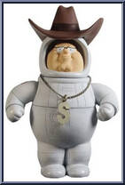 Peter (Secret Agent Astronaut Millionaire) from Family Guy - Series 8 manufactured by Mezco [Loose]