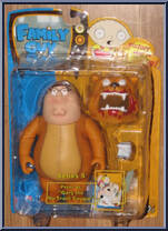 Peter as Gary the No Trash Cougar from Family Guy - Series 5 manufactured by Mezco [Front]