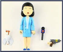 Tricia Takanawa from Family Guy - Series 5 manufactured by Mezco [Loose]
