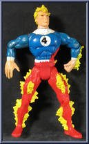 Human Torch (Johnny Storm) from Fantastic Four - Series 4 manufactured by Toy Biz [Loose]