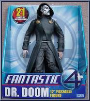 Dr. Doom from Fantastic Four - Movie - Deluxe Figures manufactured by Toy Biz [Front]