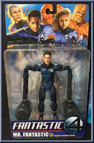 Mr. Fantastic (360 Tornado Punching Action) from Fantastic Four - Movie - Series 6 manufactured by Toy Biz [Front]