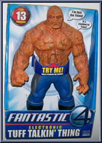 Thing from Fantastic Four - Movie - Electronic Tuff Talkin' manufactured by Toy Biz [Front]