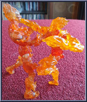 Human Torch (Flame-On) from Fantastic Four - Movie - Series 1 manufactured by Toy Biz [Loose]