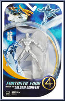 Silver Surfer from Fantastic Four - Rise of the Silver Surfer - Series 1 manufactured by Hasbro [Front]