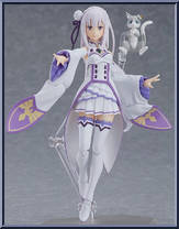 Emilia from Figma - Re: Zero manufactured by Max Factory [Loose]