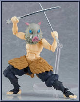 Inosuke Hashibira from Figma - Demon Slayer manufactured by Max Factory [Loose]