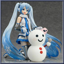 Snow Miku from Figma - Character Vocal Series 01: Hatsune Miku manufactured by Max Factory [Loose]