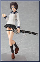 Tsuchimiya Kagura from Figma - Ga-Rei: Zero manufactured by Max Factory [Loose]