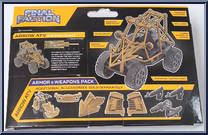 Arrow ATV from Final Faction - Alpha Team 1 - Gold Elite manufactured by Greenbrier [Back]
