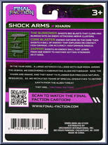 Shock Arms (Weapons Pack) from Final Faction - Kharn - Accessories manufactured by Greenbrier [Back]