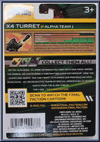 X4 Turret (Perimeter Defense) from Final Faction - Alpha Team 1 - Accessories manufactured by Greenbrier [Back]