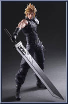 Cloud Strife from Final Fantasy VII - Remake manufactured by Play Arts [Loose]