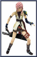 Lightning from Final Fantasy XIII - Basic Series manufactured by Play Arts [Loose]