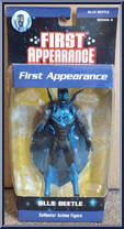 Blue Beetle from First Appearance - Series 4 - Brave New World manufactured by DC Direct [Front]