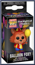 Balloon Foxy from Five Nights at Freddy's - Pop! Keychains manufactured by Funko [Front]