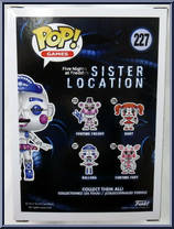Ballora (Chase) from Five Nights at Freddy's - Pop! Vinyl Figures manufactured by Funko [Back]