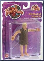 Barney from Flintstones - Bendable Figures manufactured by Mattel [Front]