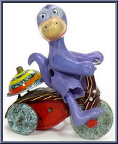 Mechanical Flintstone Tricycle Action Figure