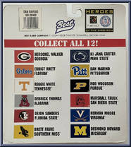 Dan Marino from Football - Heroes of the Gridiron manufactured by Best Card Company [Back]