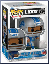 Amon-Ra St. Brown (Lions) from Football - Pop! Vinyl Figures manufactured by Funko [Front]