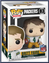 Brett Favre (White Jersey) (Packers) from Football - Pop! Vinyl Figures manufactured by Funko [Front]