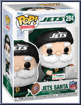 Jets Santa from Football - Holiday Pop! manufactured by Funko [Front]