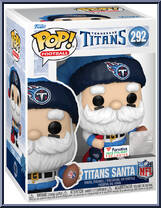 Titans Santa from Football - Holiday Pop! manufactured by Funko [Front]