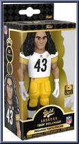 Troy Polamalu (White Jersery) (Steelers) from Football - Vinyl Gold - 5" Scale manufactured by Funko [Front]