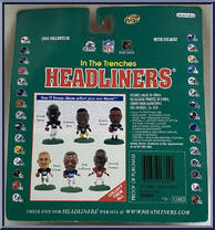Brett Favre from Football Headliners - In the Trenches manufactured by Corinthian [Back]