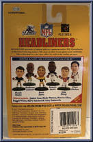 Heath Shuler from Football Headliners - Throwbacks manufactured by Corinthian [Back]