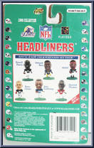 Isaac Bruce from Football Headliners - 1998 Season manufactured by Corinthian [Back]