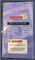 Terrell Davis from Football Headliners - XL manufactured by Corinthian [Back]