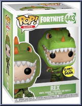 Rex (Glows in the Dark) from Fortnite - Pop! Vinyl Figures manufactured by Funko [Front]