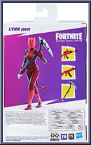 Lynx (Red) from Fortnite - Victory Royale manufactured by Hasbro [Back]